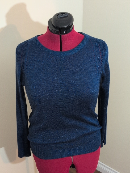 Joe Fresh Sweaters - Joe Fresh | Women's Navy Sparkle Knit Sweater